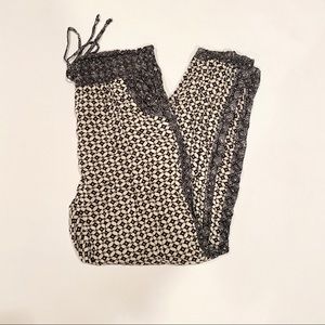 American Eagle Patterned Straight Leg Joggers